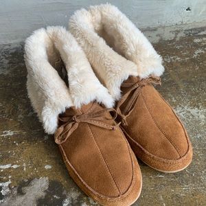 Madewell Sherpa Bootie Slipper 